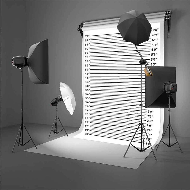 FHZON 5x7ft Mugshot Backdrop Mug Shots Prison Police Lineup Background Bachelorette Party Birthday Photography Themed Party Photo Booth Props LSFH634 - Image 5